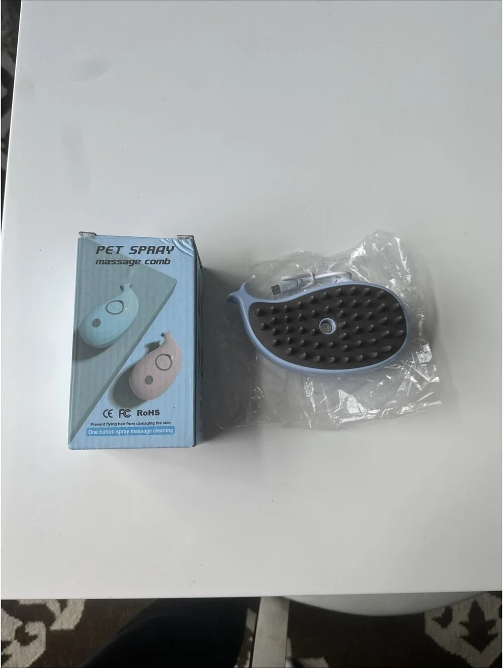 3 In 1 Dog Cat Steam Brush Pet Electric Spray Massage Comb